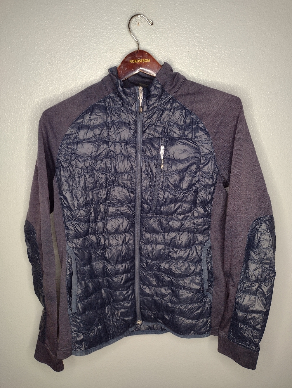 Peak Performance Women's Down Puffer Helium Hybrid Hooded Jacket Large JJ